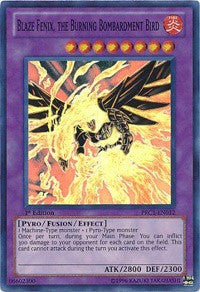 Blaze Fenix, the Burning Bombardment Bird [PRC1-EN012] Super Rare | Galactic Gamez