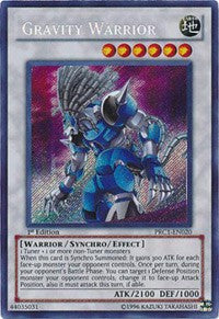 Gravity Warrior [PRC1-EN020] Secret Rare | Galactic Gamez