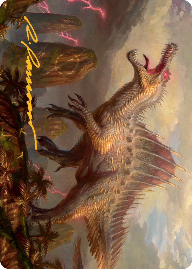 Etali, Primal Conqueror Art Card (Gold-Stamped Signature) [March of the Machine Art Series] | Galactic Gamez