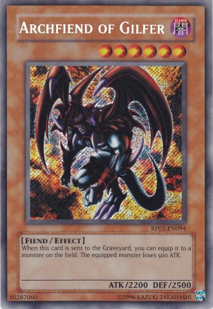 Archfiend of Gilfer [RP02-EN094] Secret Rare | Galactic Gamez