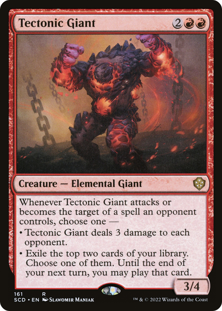 Tectonic Giant [Starter Commander Decks] | Galactic Gamez