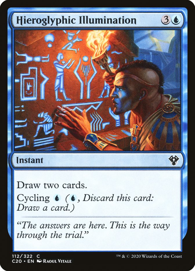 Hieroglyphic Illumination [Commander 2020] | Galactic Gamez