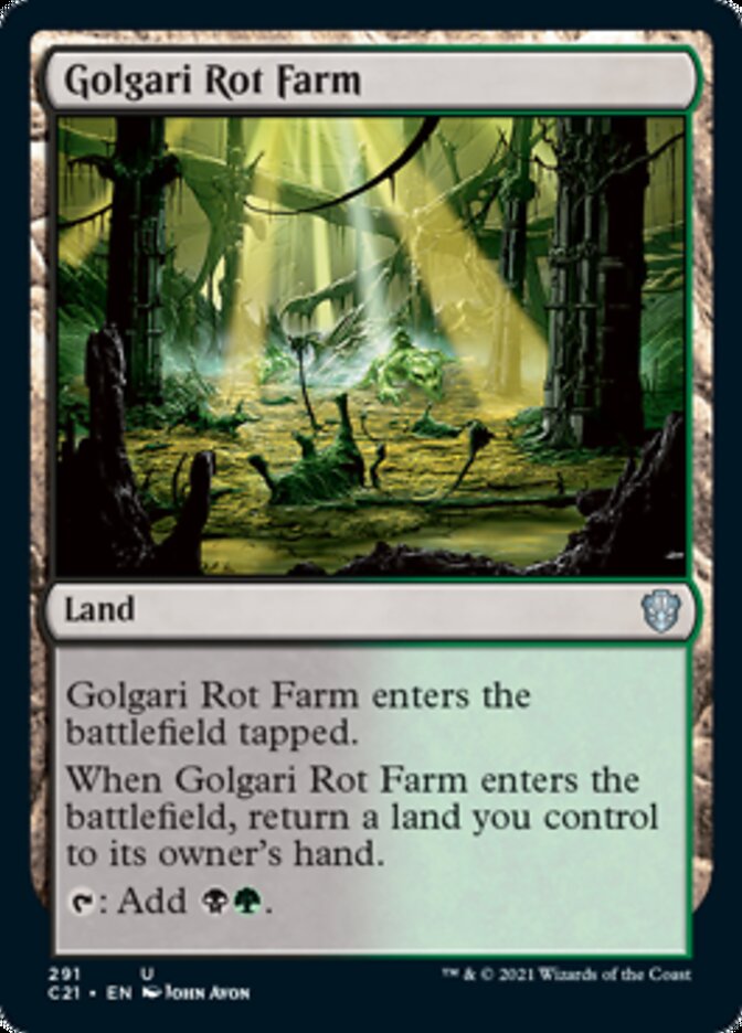 Golgari Rot Farm [Commander 2021] | Galactic Gamez