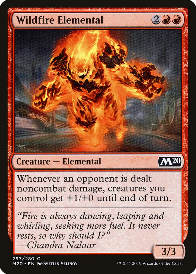 Wildfire Elemental [Core Set 2020] | Galactic Gamez