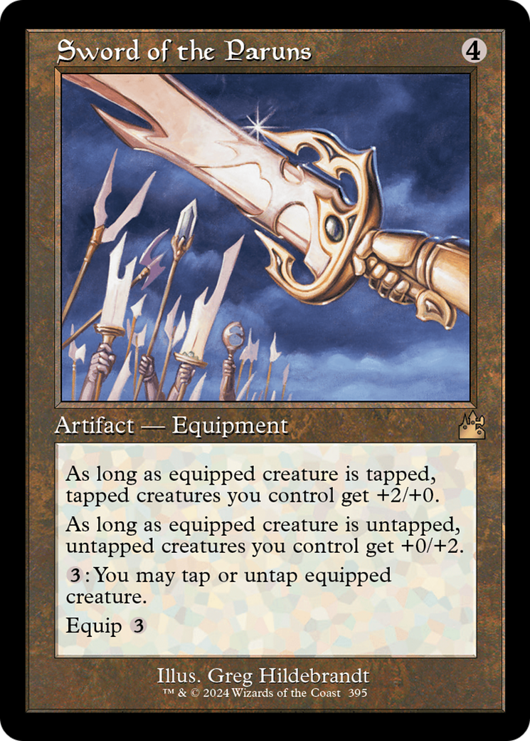 Sword of the Paruns (Retro Frame) [Ravnica Remastered] | Galactic Gamez