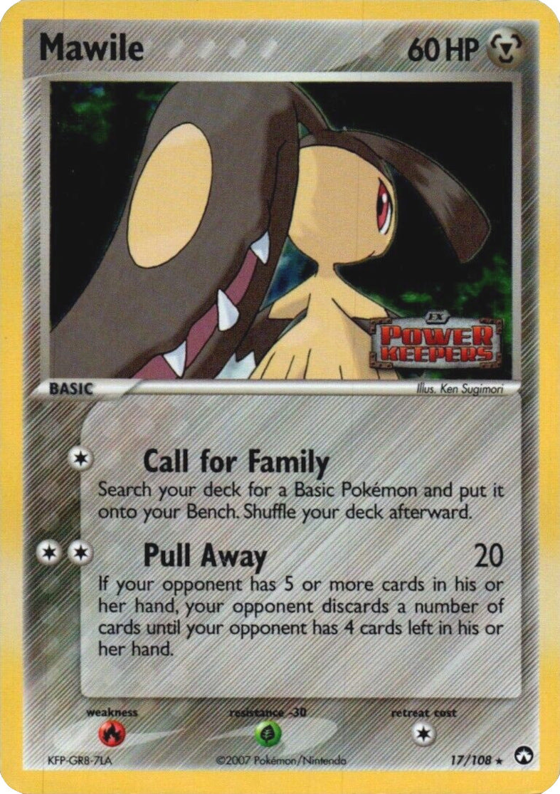 Mawile (17/108) (Stamped) [EX: Power Keepers] | Galactic Gamez