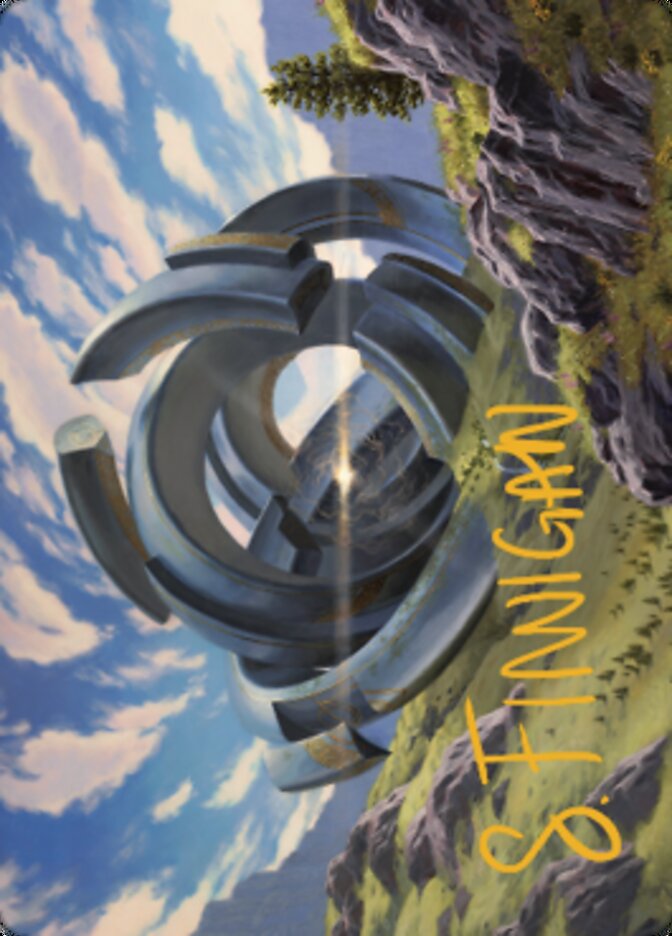 Thran Portal Art Card (Gold-Stamped Signature) [Dominaria United Art Series] | Galactic Gamez
