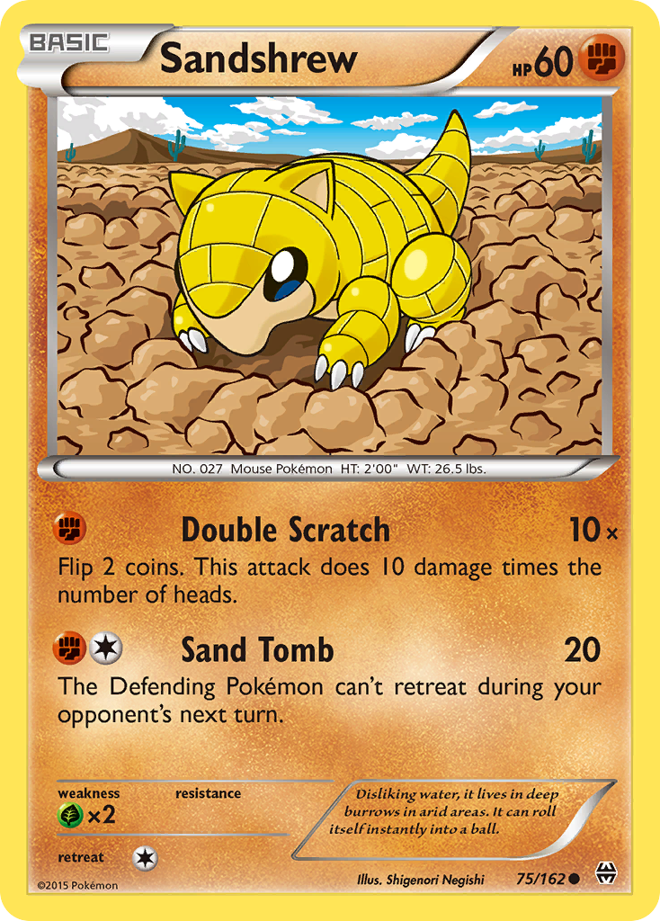 Sandshrew (75/162) [XY: BREAKthrough] | Galactic Gamez