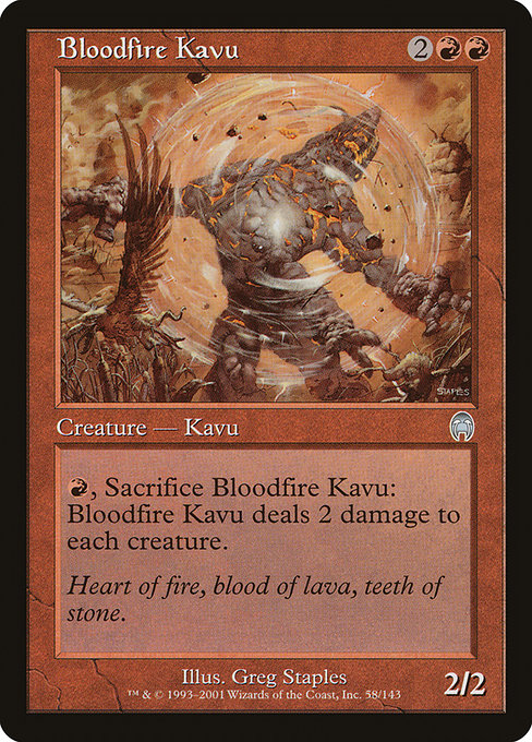 Bloodfire Kavu [Apocalypse] | Galactic Gamez