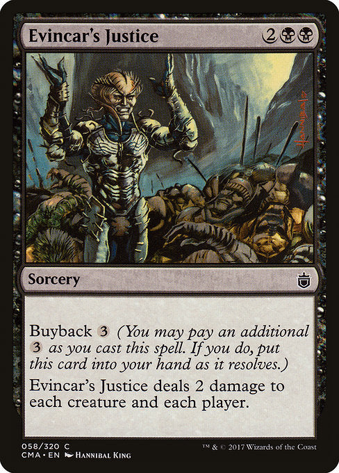 Evincar's Justice [Commander Anthology] | Galactic Gamez