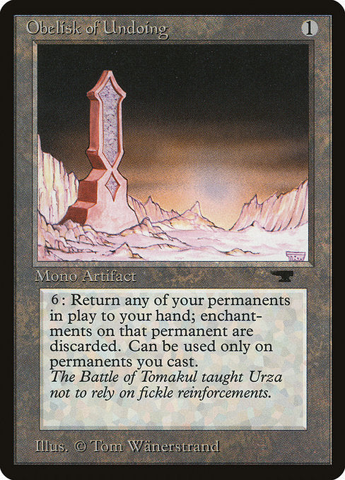 Obelisk of Undoing [Antiquities] | Galactic Gamez