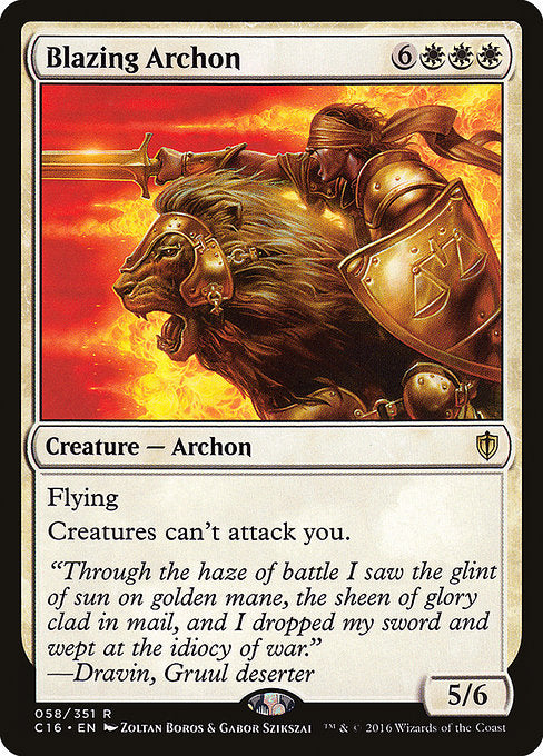 Blazing Archon [Commander 2016] | Galactic Gamez