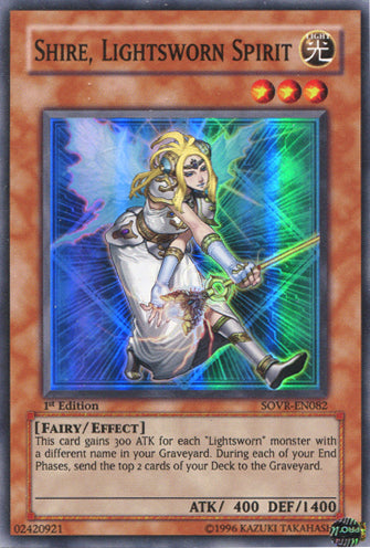 Shire, Lightsworn Spirit [SOVR-EN082] Super Rare | Galactic Gamez