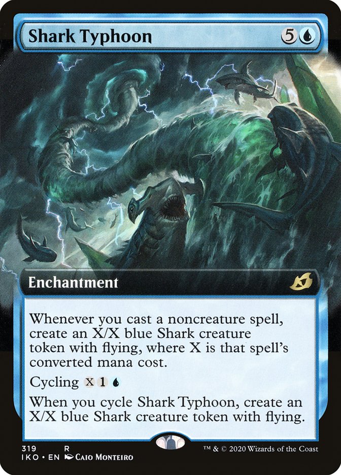Shark Typhoon (Extended Art) [Ikoria: Lair of Behemoths] | Galactic Gamez