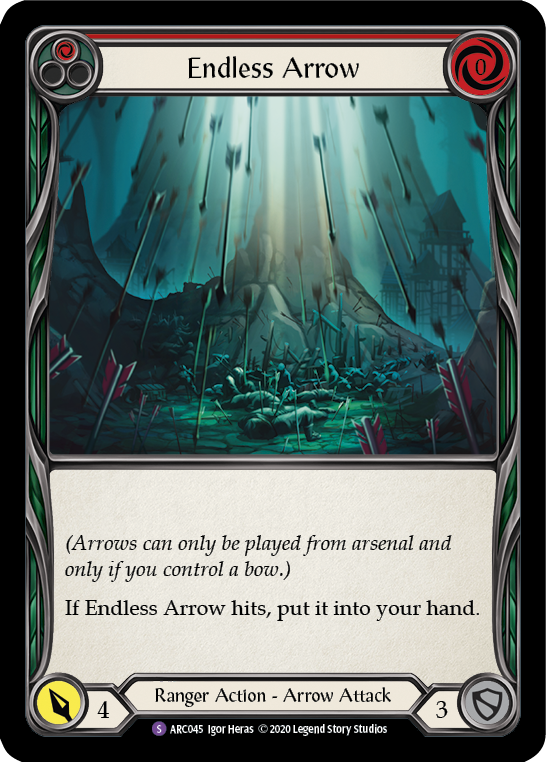 Endless Arrow [ARC045] Unlimited Edition Rainbow Foil | Galactic Gamez