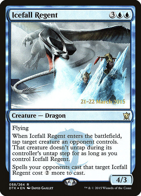 Icefall Regent [Dragons of Tarkir Promos] | Galactic Gamez