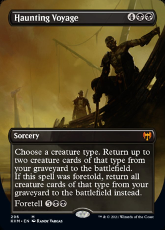 Haunting Voyage (Borderless Alternate Art) [Kaldheim] | Galactic Gamez