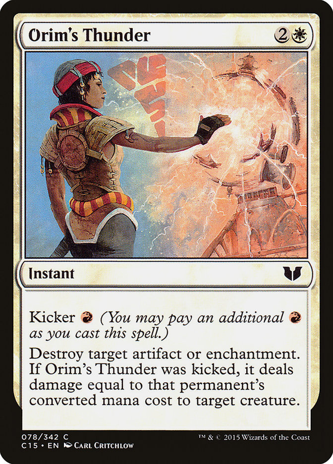 Orim's Thunder [Commander 2015] | Galactic Gamez