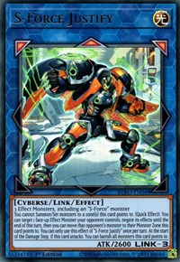 S-Force Justify [BLVO-EN048] Ultra Rare | Galactic Gamez