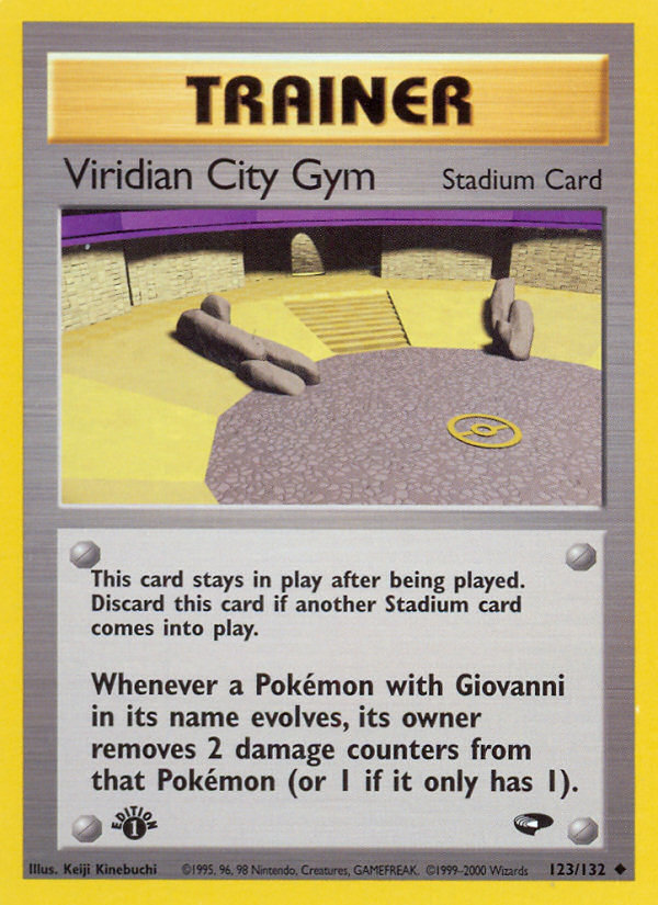 Viridian City Gym (123/132) [Gym Challenge 1st Edition] | Galactic Gamez