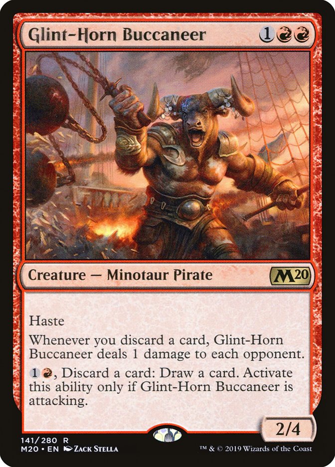 Glint-Horn Buccaneer [Core Set 2020] | Galactic Gamez