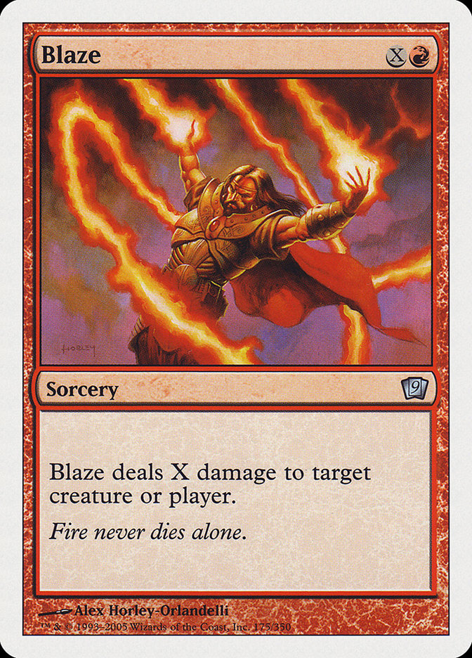Blaze [Ninth Edition] | Galactic Gamez