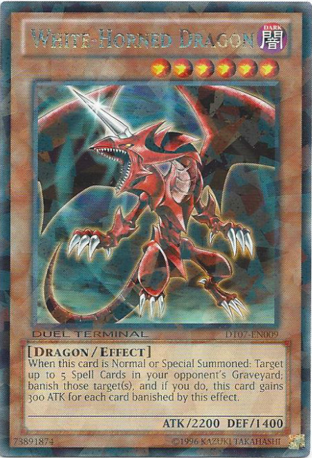 White-Horned Dragon [DT07-EN009] Rare | Galactic Gamez