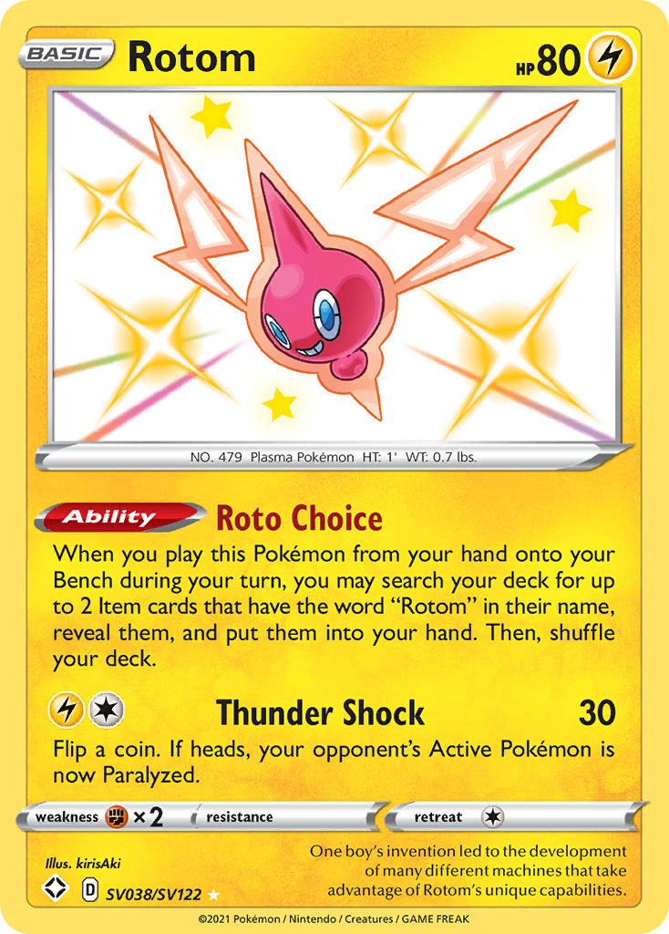 Rotom (SV038/SV122) [Sword & Shield: Shining Fates] | Galactic Gamez