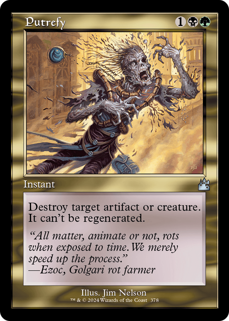 Putrefy (Retro Frame) [Ravnica Remastered] | Galactic Gamez