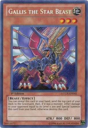 Gallis the Star Beast [LCGX-EN041] Secret Rare | Galactic Gamez