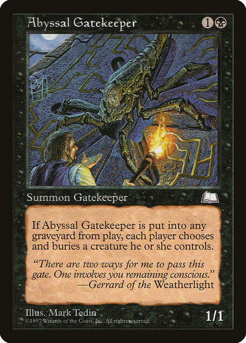 Abyssal Gatekeeper [Weatherlight] | Galactic Gamez