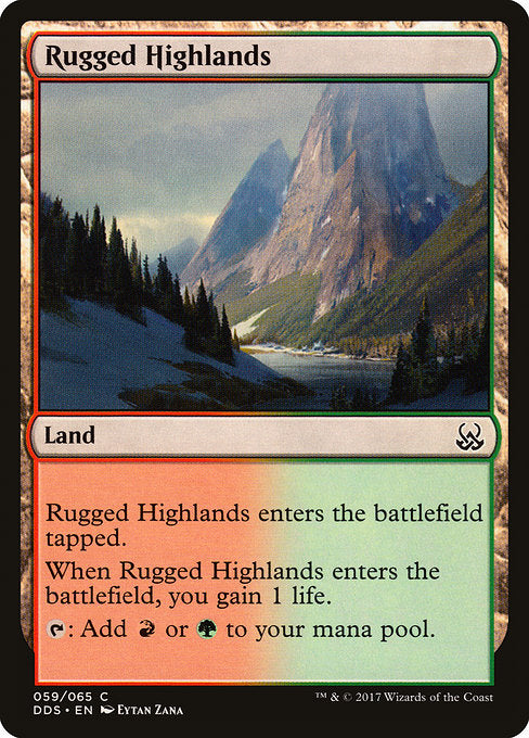 Rugged Highlands [Duel Decks: Mind vs. Might] | Galactic Gamez
