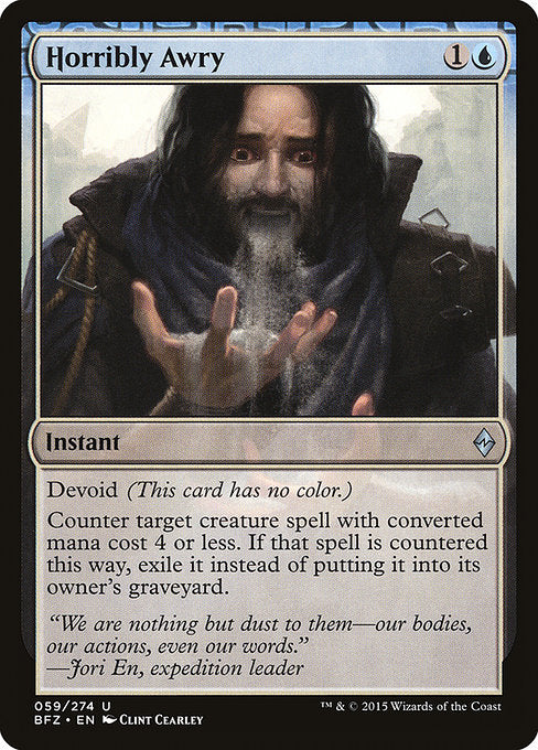 Horribly Awry [Battle for Zendikar] | Galactic Gamez