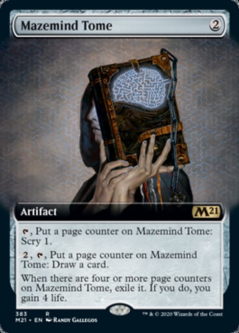 Mazemind Tome (Extended Art) [Core Set 2021] | Galactic Gamez