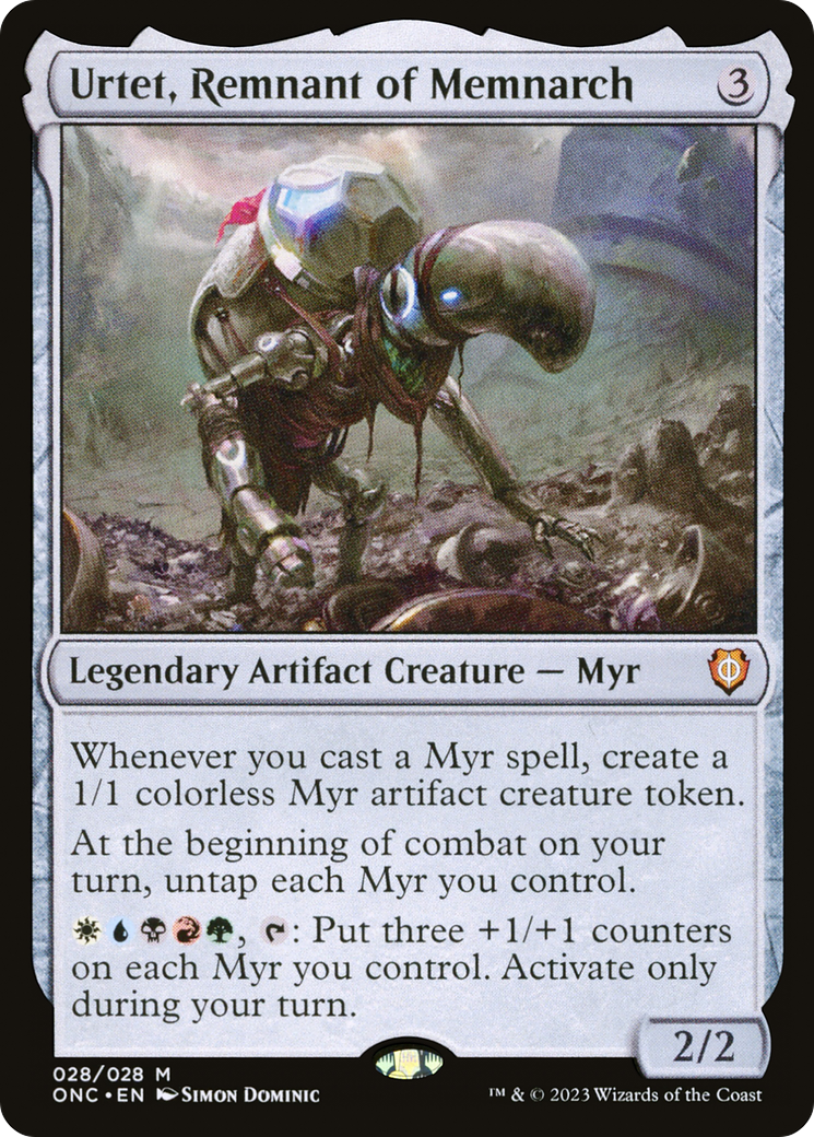 Urtet, Remnant of Memnarch [Phyrexia: All Will Be One Commander] | Galactic Gamez