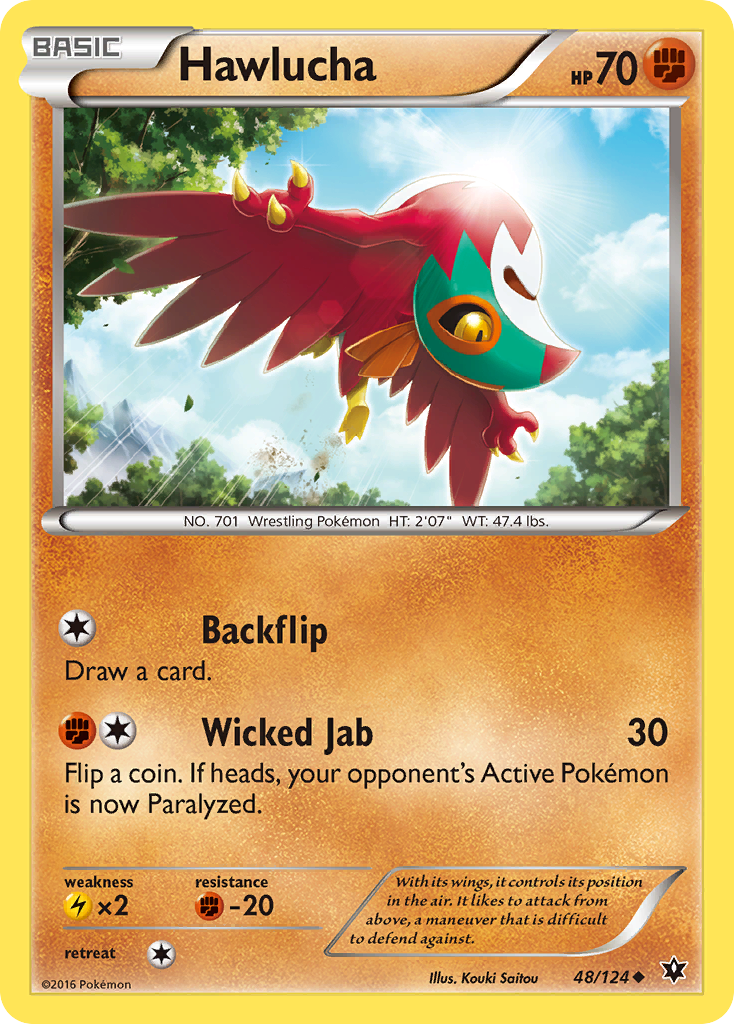 Hawlucha (48/124) [XY: Fates Collide] | Galactic Gamez