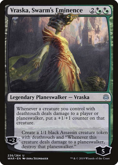 Vraska, Swarm's Eminence [War of the Spark] | Galactic Gamez