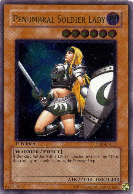 Penumbral Soldier Lady (UTR) [SOD-EN033] Ultimate Rare | Galactic Gamez