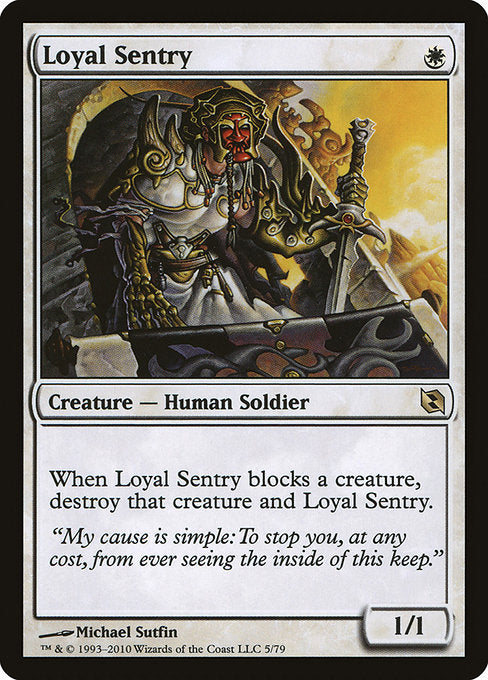 Loyal Sentry [Duel Decks: Elspeth vs. Tezzeret] | Galactic Gamez