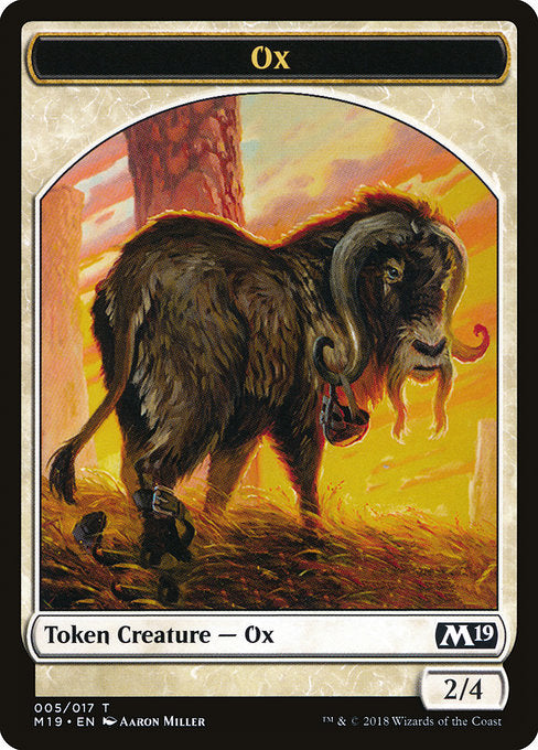 Ox [Core Set 2019 Tokens] | Galactic Gamez