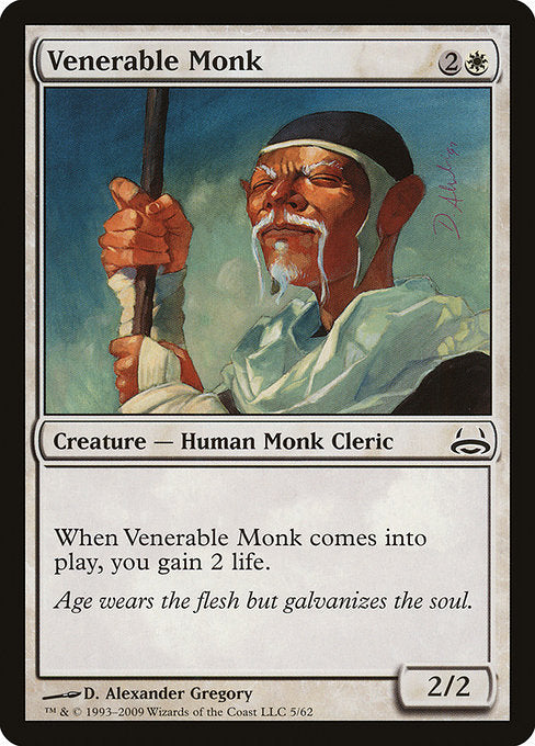 Venerable Monk [Duel Decks: Divine vs. Demonic] | Galactic Gamez