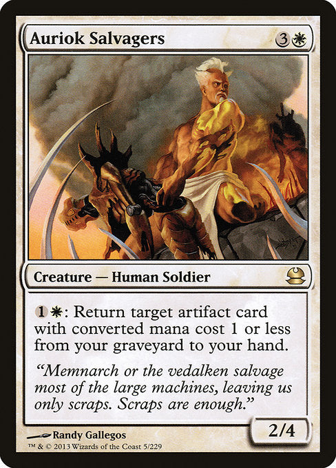 Auriok Salvagers [Modern Masters] | Galactic Gamez