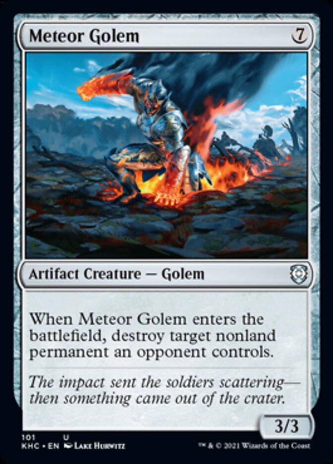 Meteor Golem [Kaldheim Commander] | Galactic Gamez