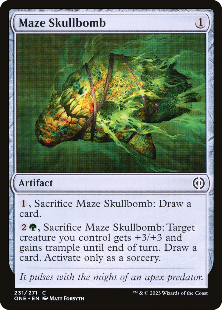 Maze Skullbomb [Phyrexia: All Will Be One] | Galactic Gamez