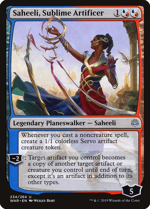 Saheeli, Sublime Artificer [War of the Spark] | Galactic Gamez