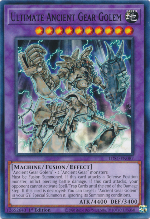 Ultimate Ancient Gear Golem [LDS1-EN087] Common | Galactic Gamez