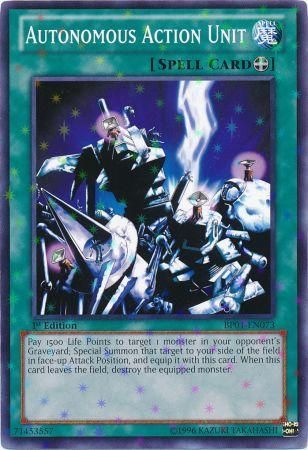 Autonomous Action Unit [BP01-EN073] Starfoil Rare | Galactic Gamez