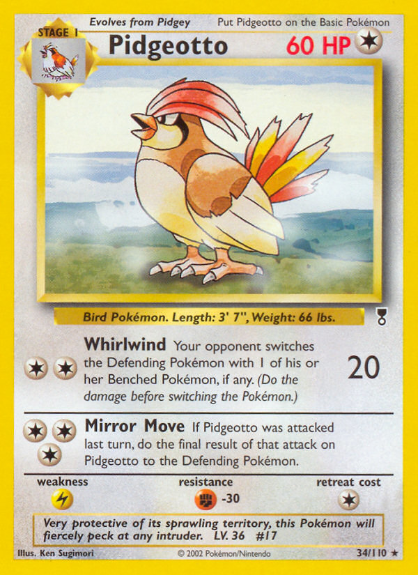 Pidgeotto (34/110) [Legendary Collection] | Galactic Gamez