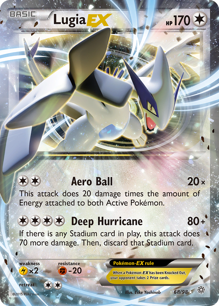 Lugia EX (68/98) [XY: Ancient Origins] | Galactic Gamez