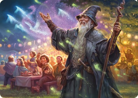 Gandalf, Friend of the Shire Art Card [The Lord of the Rings: Tales of Middle-earth Art Series] | Galactic Gamez